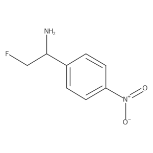 2-Fluoro-1-(4-nitrophenyl)ethan-1-amine Structure