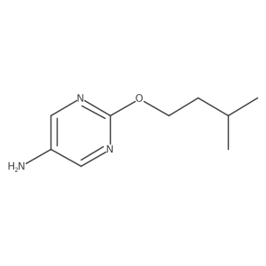 2-(3-Methylbutoxy)pyrimidin-5-amine Structure