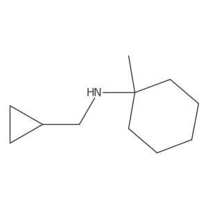 N-(cyclopropylmethyl)-1-methylcyclohexan-1-amine Structure