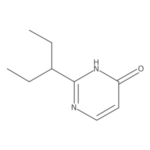 2-(Pentan-3-yl)pyrimidin-4(3H)-one Structure
