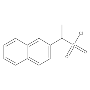 1-(Naphthalen-2-yl)ethane-1-sulfonyl chloride Structure