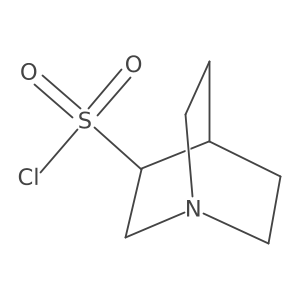 1-Azabicyclo[2.2.2]octane-3-sulfonyl chloride Structure