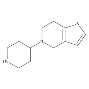 4-(4H,5H,6H,7H-Thieno[3,2-C]pyridin-5-YL)piperidine Structure