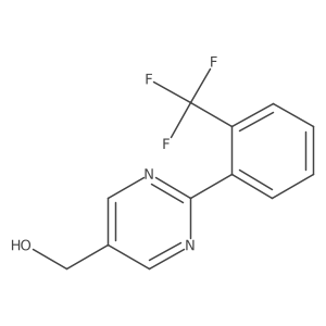 2-(2-(Trifluoromethyl)phenyl)pyrimidine-5-methanol结构式