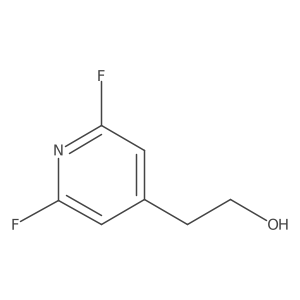 2-(2,6-Difluoropyridin-4-yl)ethan-1-ol结构式