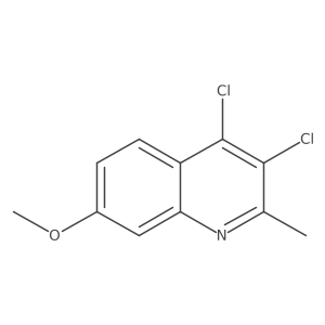 3,4-Dichloro-7-methoxy-2-methylquinoline Structure