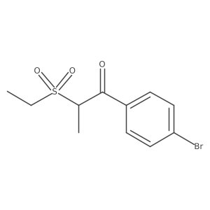 1-(4-Bromophenyl)-2-(ethylsulfonyl)propan-1-one结构式