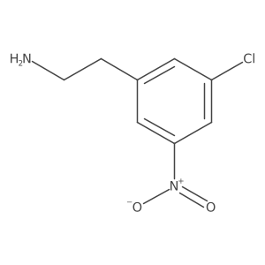 2-(3-Chloro-5-nitrophenyl)ethanamine结构式