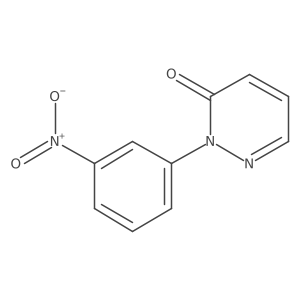 2-(3-Nitrophenyl)-3(2H)-pyridazinone结构式