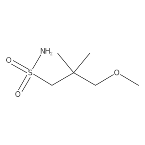 3-Methoxy-2,2-dimethylpropane-1-sulfonamide Structure