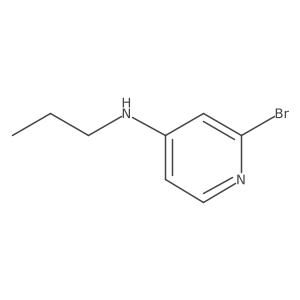 2-Bromo-n-propylpyridin-4-amine结构式