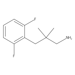 3-(2,6-Difluorophenyl)-2,2-dimethylpropan-1-amine Structure