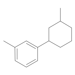 rel-1-Methyl-3-[(1R,3R)-3-methylcyclohexyl]benzene Structure
