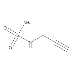 (Prop-2-yn-1-yl)(sulfamoyl)amine结构式