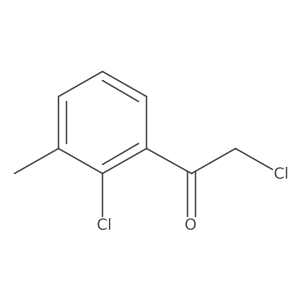 2-Chloro-1-(2-chloro-3-methylphenyl)ethan-1-one Structure