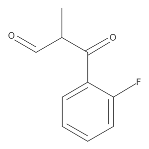 3-(2-Fluorophenyl)-2-methyl-3-oxopropanal Structure