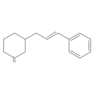 3-(3-Phenylprop-2-en-1-yl)piperidine Structure