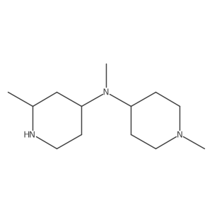 N,2-dimethyl-N-(1-methylpiperidin-4-yl)piperidin-4-amine Structure