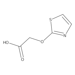2-(1,3-Thiazol-2-yloxy)acetic acid Structure