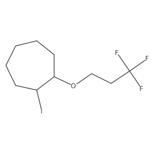 1-Iodo-2-(3,3,3-trifluoropropoxy)cycloheptane Structure
