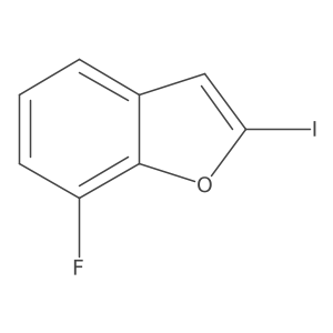 7-Fluoro-2-iodo-1-benzofuran结构式