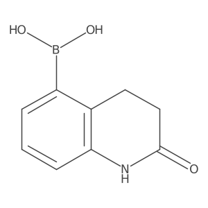 (2-Oxo-1,2,3,4-tetrahydroquinolin-5-yl)boronic acid Structure