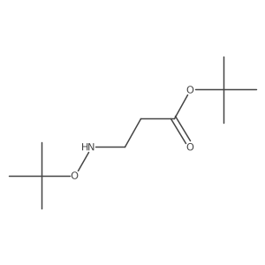 Tert-butyl3-[(tert-butoxy)amino]propanoate Structure