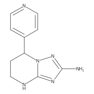 7-(pyridin-4-yl)-4H,5H,6H,7H-[1,2,4]triazolo[1,5-a]pyrimidin-2-amine Structure