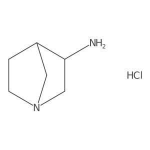 1-Azabicyclo[2.2.1]heptan-3-amine hydrochloride Structure