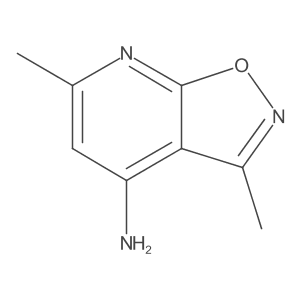3,6-Dimethyl-[1,2]oxazolo[5,4-b]pyridin-4-amine Structure