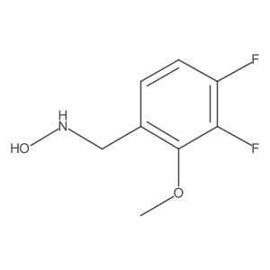 N-[(3,4-difluoro-2-methoxyphenyl)methyl]hydroxylamine结构式