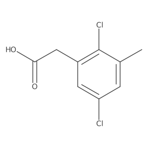 2,5-Dichloro-3-methylphenylacetic acid Structure