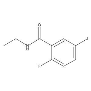 N-ethyl-2-fluoro-5-iodobenzamide Structure