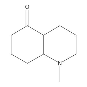 rel-(4aR,8aR)-Octahydro-1-methyl-5(1H)-quinolinone Structure