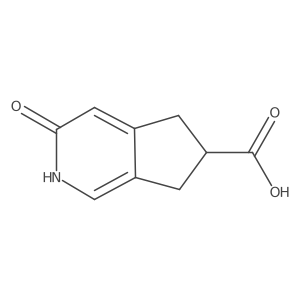 3-Hydroxy-6,7-dihydro-5H-cyclopenta[c]pyridine-6-carboxylicacid Structure