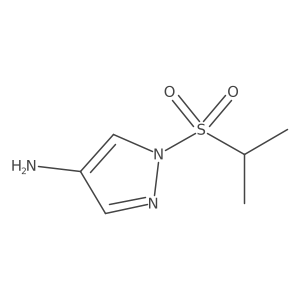 1-(Propane-2-sulfonyl)-1H-pyrazol-4-amine Structure