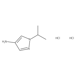 1-(propan-2-yl)-1H-pyrazol-4-amine dihydrochloride结构式