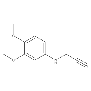 Acetonitrile, 2-[(3,4-dimethoxyphenyl)amino]- Structure