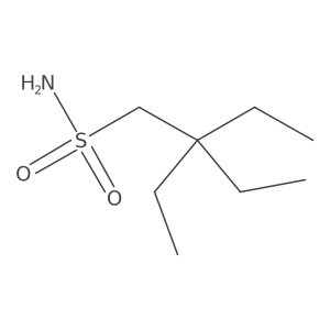 2,2-Diethylbutane-1-sulfonamide结构式