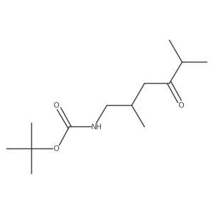 tert-Butyl (2,5-dimethyl-4-oxohexyl)carbamate Structure