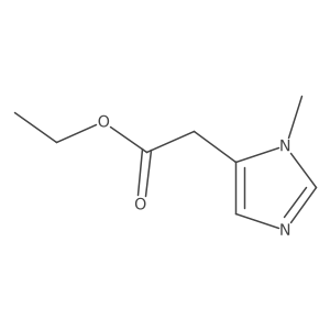 Ethyl 2-(1-methyl-1H-imidazol-5-yl)acetate Structure