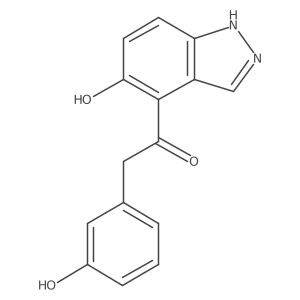 1-(5-Hydroxy-1h-indazol-4-yl)-2-(3-hydroxyphenyl)ethanone Structure