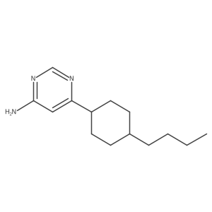 6-(4-Butylcyclohexyl)pyrimidin-4-amine Structure