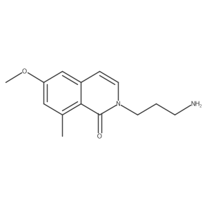 2-(3-Aminopropyl)-6-methoxy-8-methylisoquinolin-1(2H)-one Structure