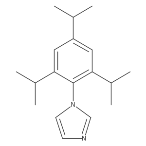 1-[2,4,6-Tris(1-methylethyl)phenyl]-1H-imidazole Structure