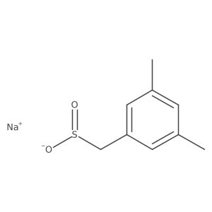 Sodium (3,5-dimethylphenyl)methanesulfinate结构式