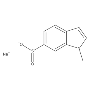 sodium 1-methyl-1H-indole-6-sulfinate结构式