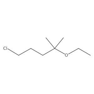1-Chloro-4-ethoxy-4-methylpentane结构式