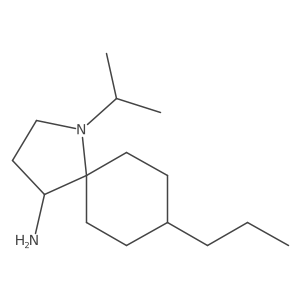 1-(Propan-2-yl)-8-propyl-1-azaspiro[4.5]decan-4-amine Structure