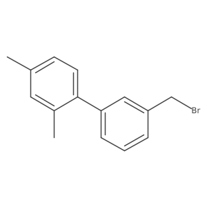 1-[3-(Bromomethyl)phenyl]-2,4-dimethylbenzene Structure